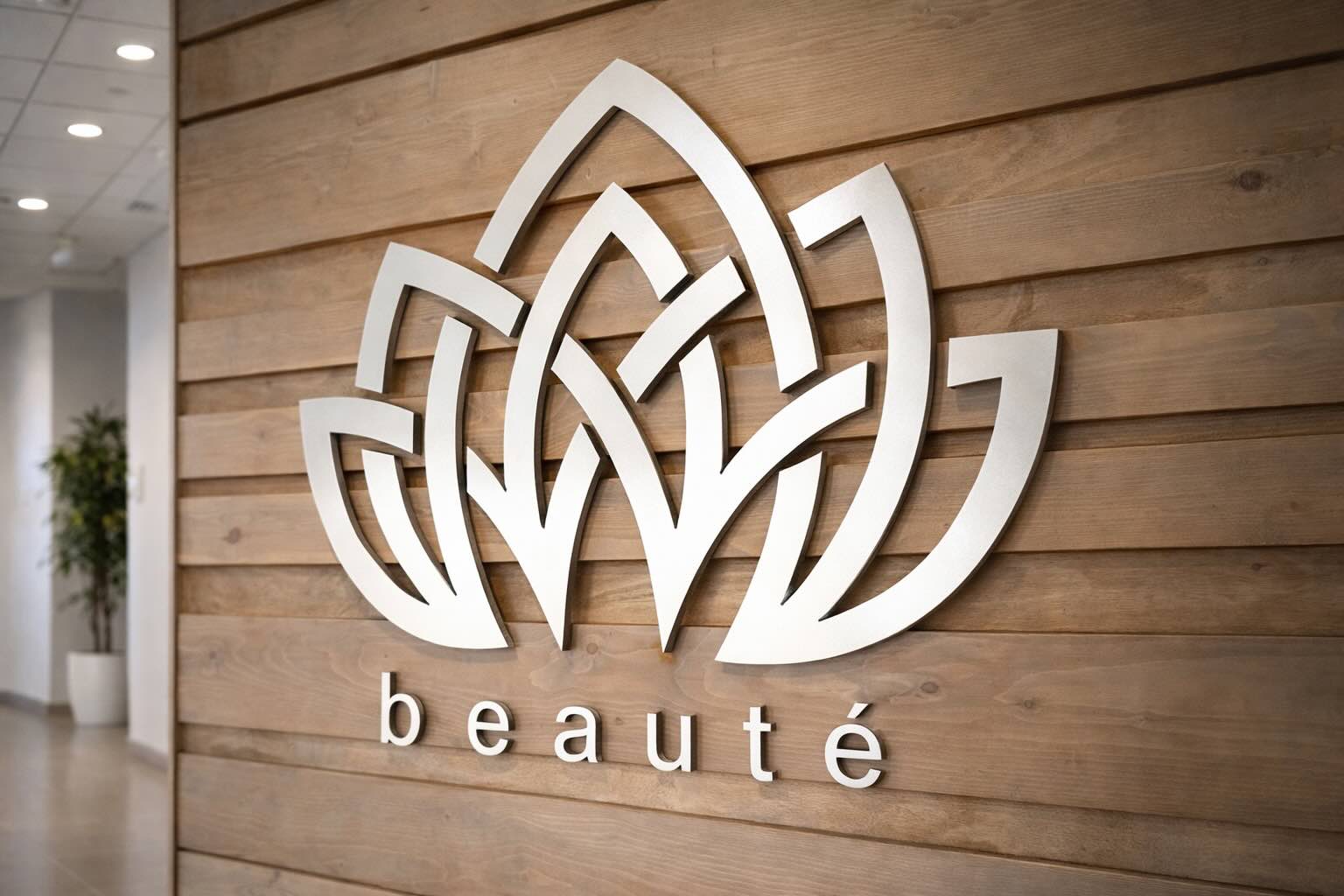 Muros corporativos para oficinas, recepciones y branding interior en Monterrey