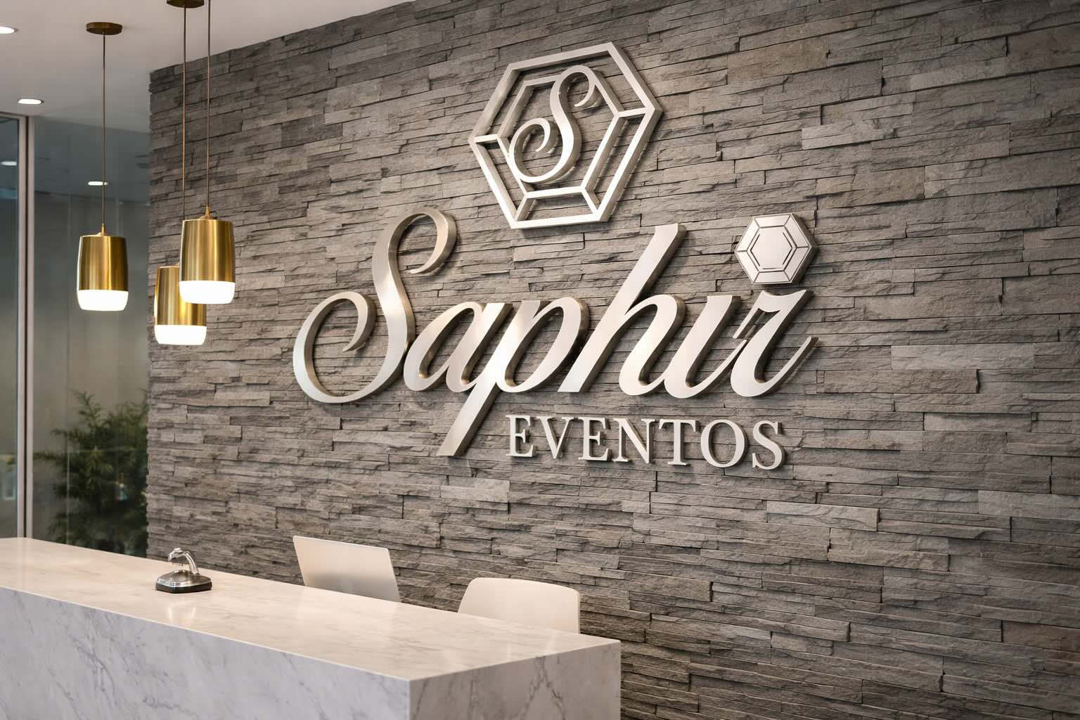 Muros corporativos para recepción en Monterrey